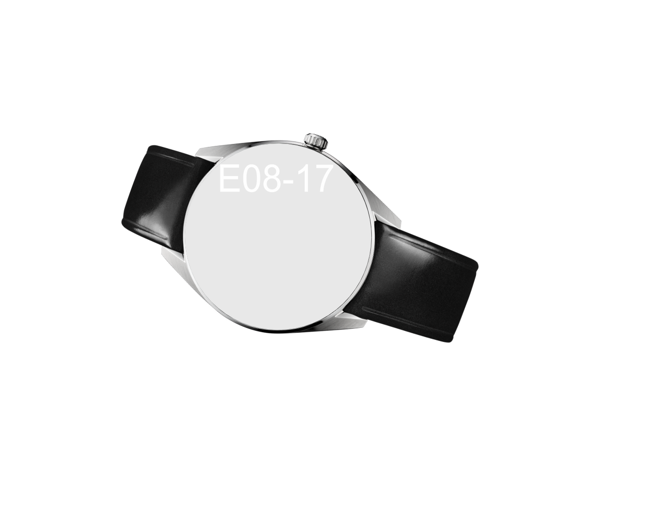 E08-17 Black Strap - 18/16 mm 